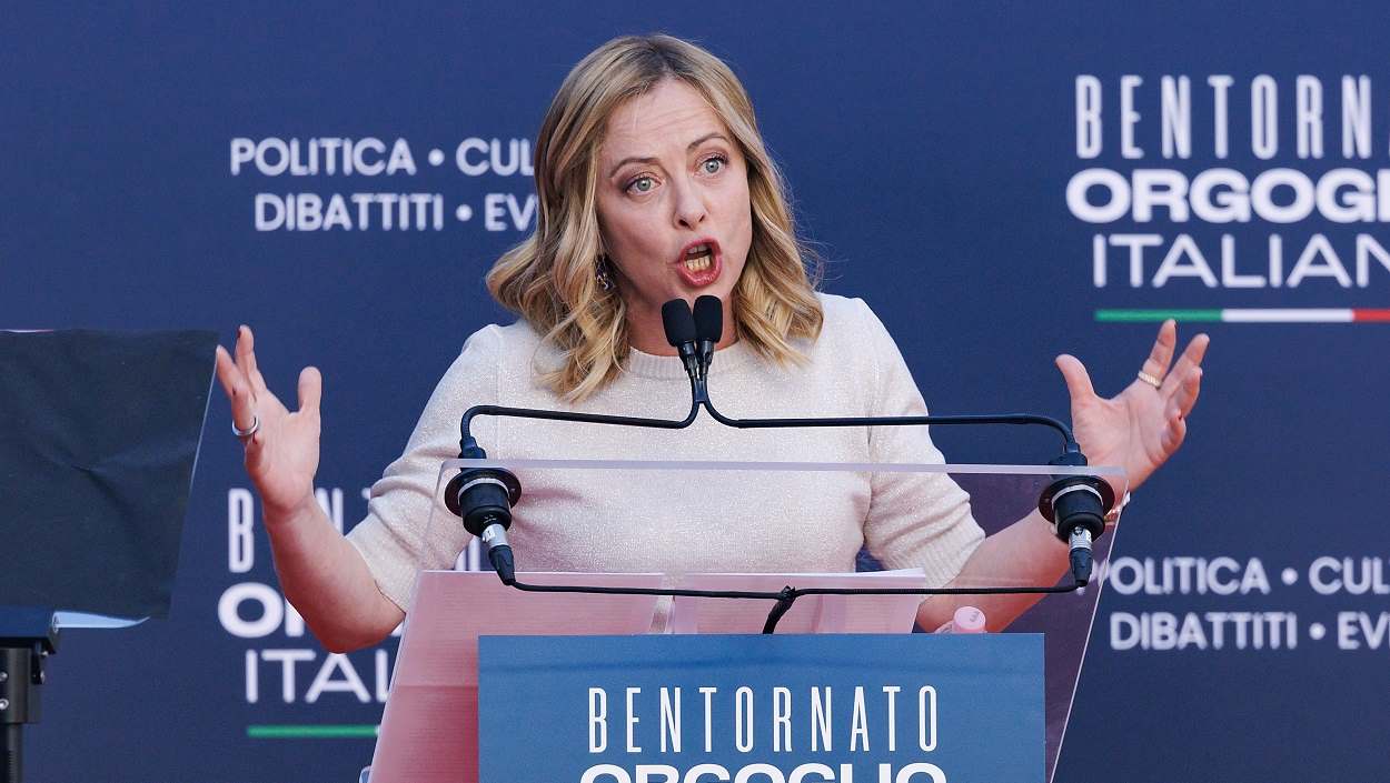 Giorgia Meloni, primera ministra de Italia. EP