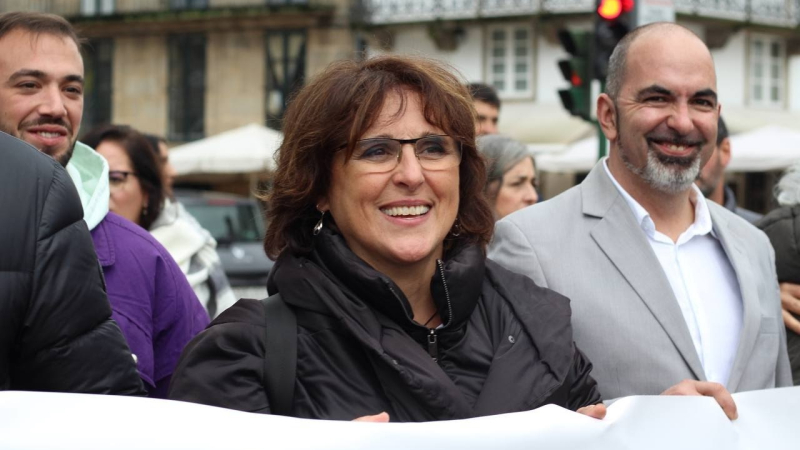 Isabel Faraldo, candidata de Podemos a la Xunta de Galicia.