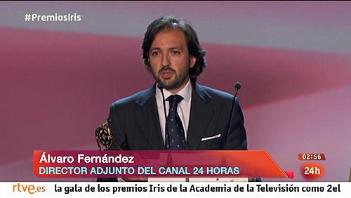 Álvaro Fernández, editor del Telediario 1 de TVE.