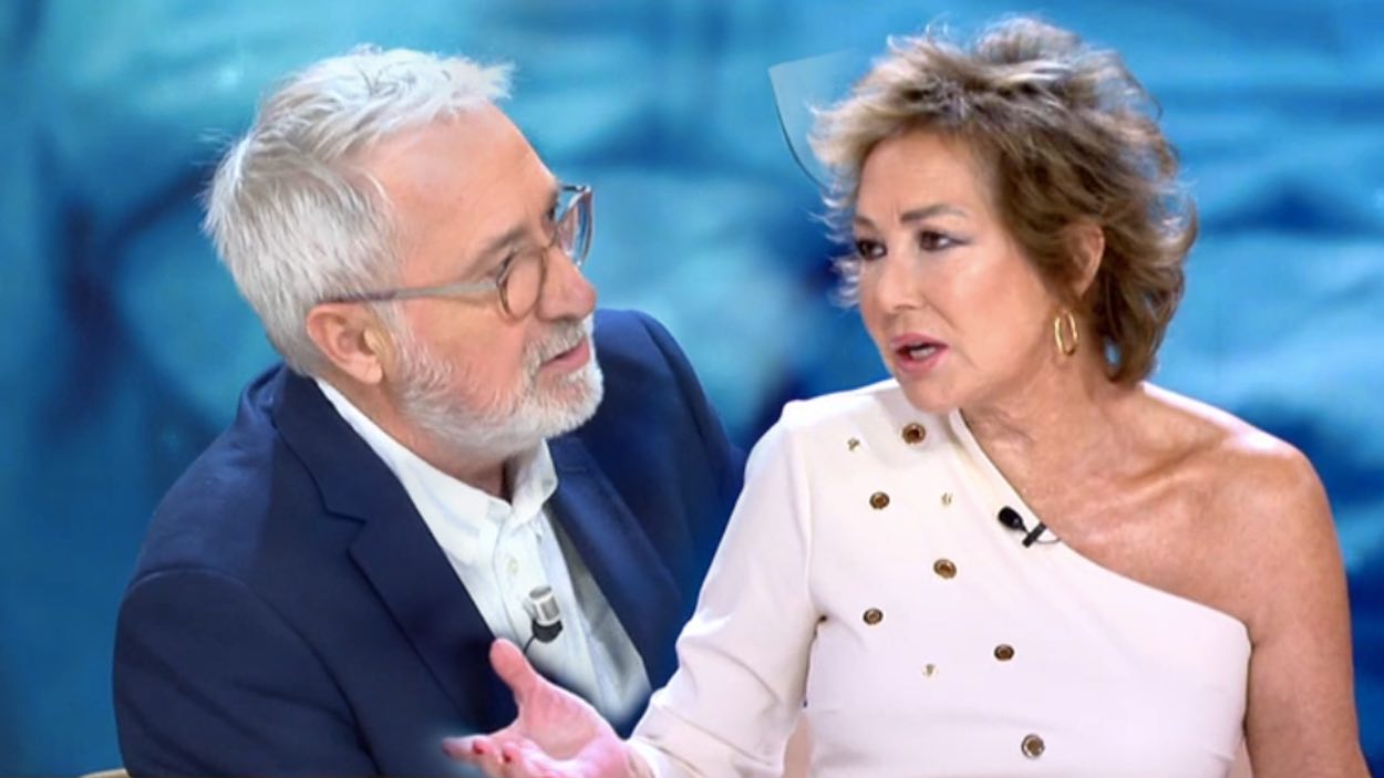 Xavier Sardá y Ana Rosa se enfrentan en 'TardeAR'. Mediaset España