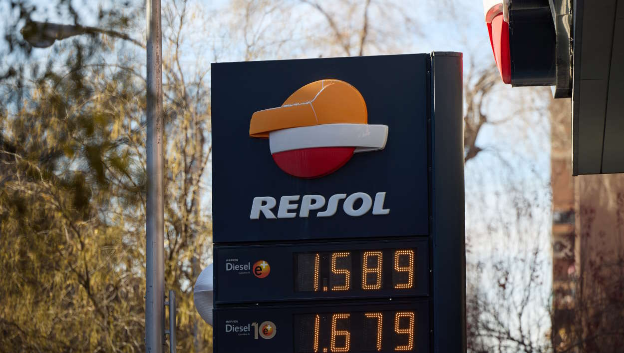 Una estación de servicio de Repsol. EP