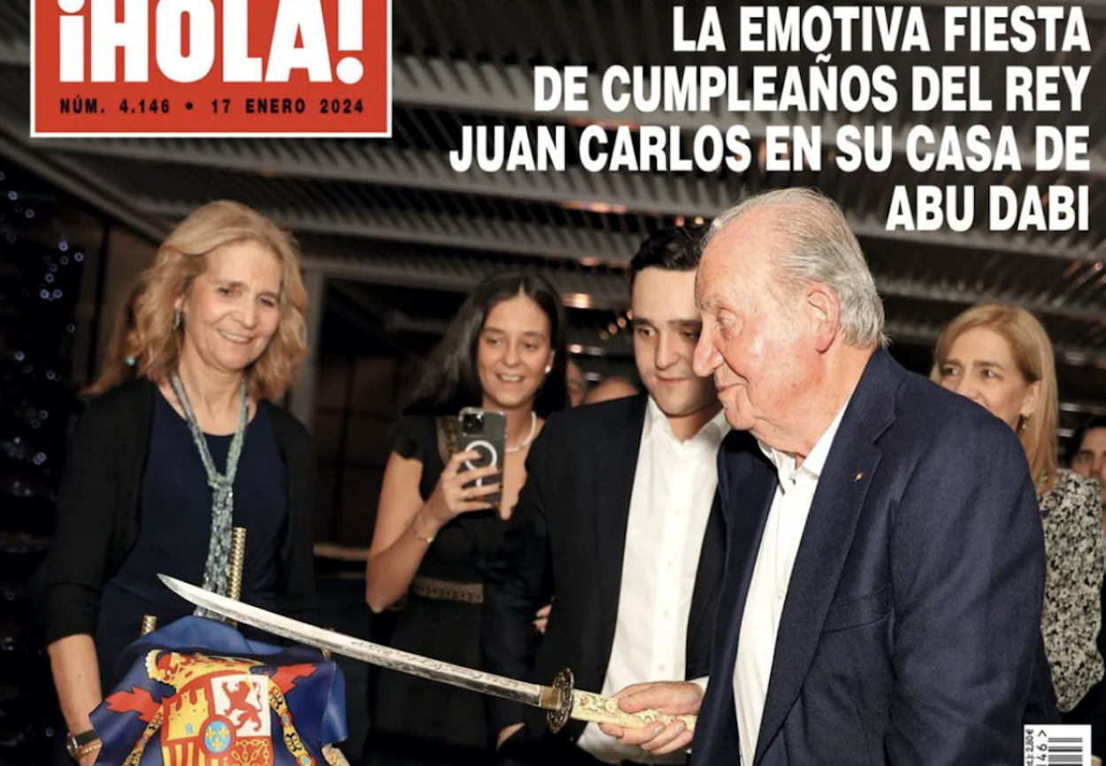 Captura de la portada de 'Hola'. 10 de enero de 2024. EP