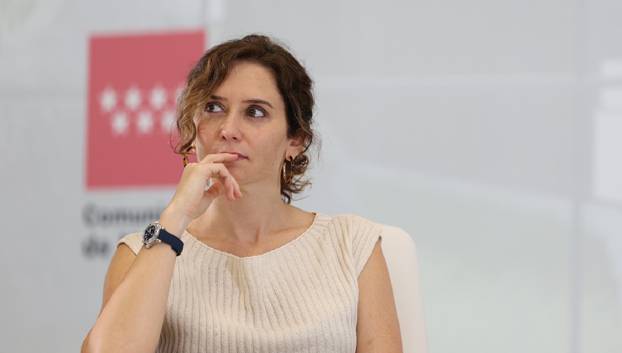 La presidenta de la Comunidad de Madrid, Isabel Díaz Ayuso. EP