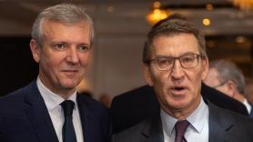 Alberto Núñez Feijóo y Alfonso Rueda. EP