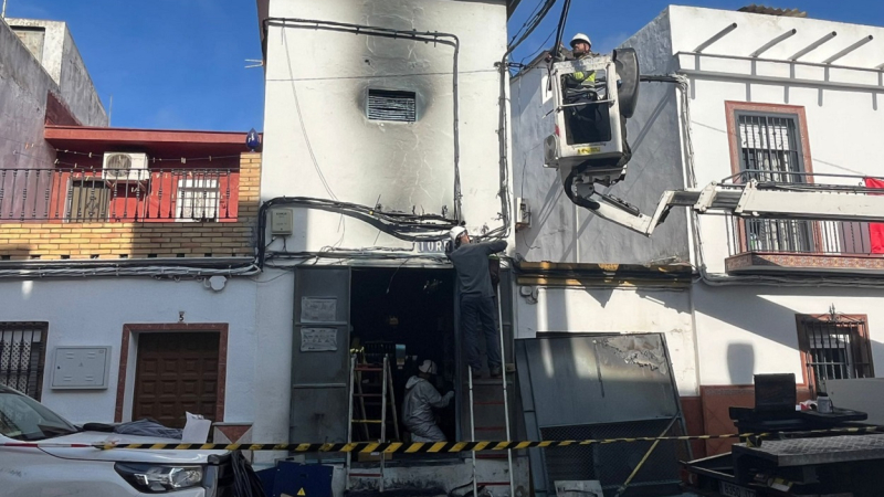 Mayores y electrodependientes sin electricidad en plena ola de frío en Sevilla.