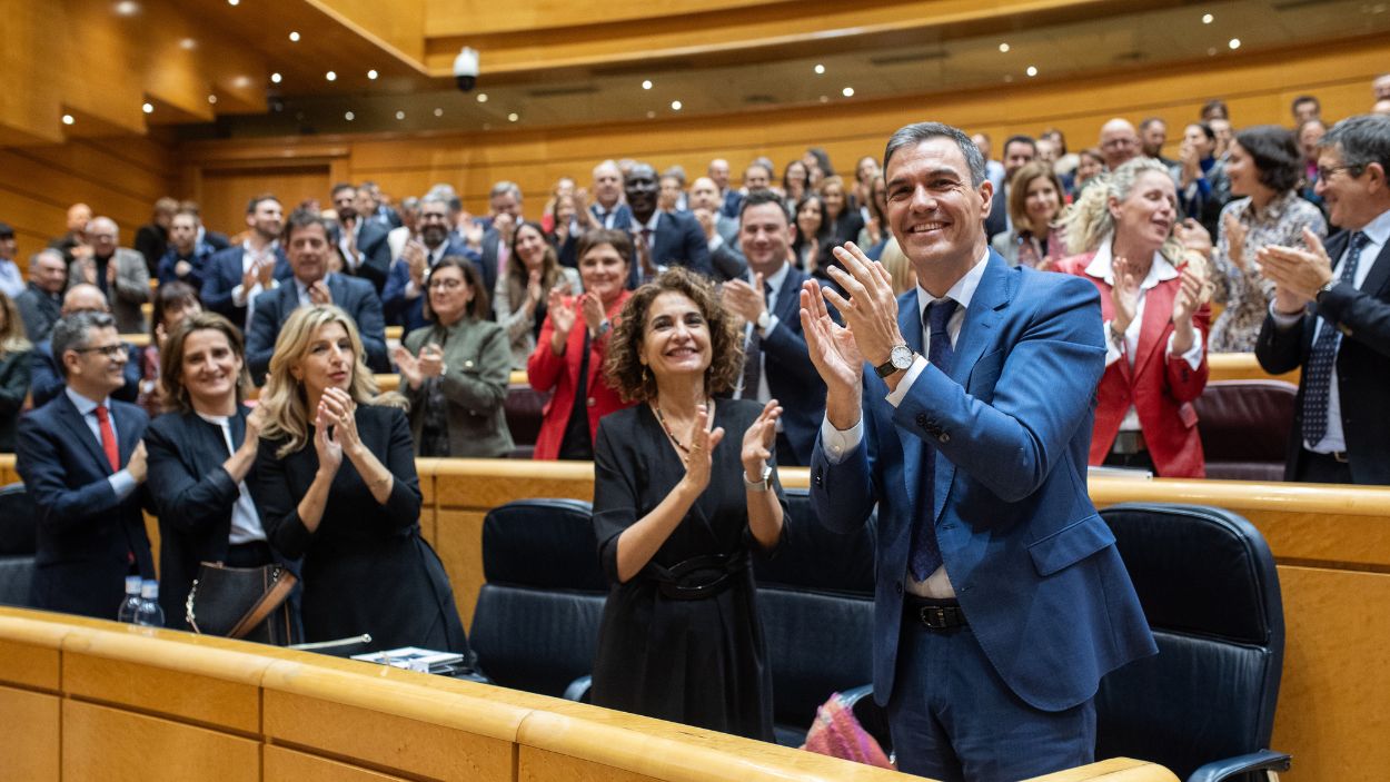 El Pleno del Congreso tras la votación de los decretos del Gobierno. EP.