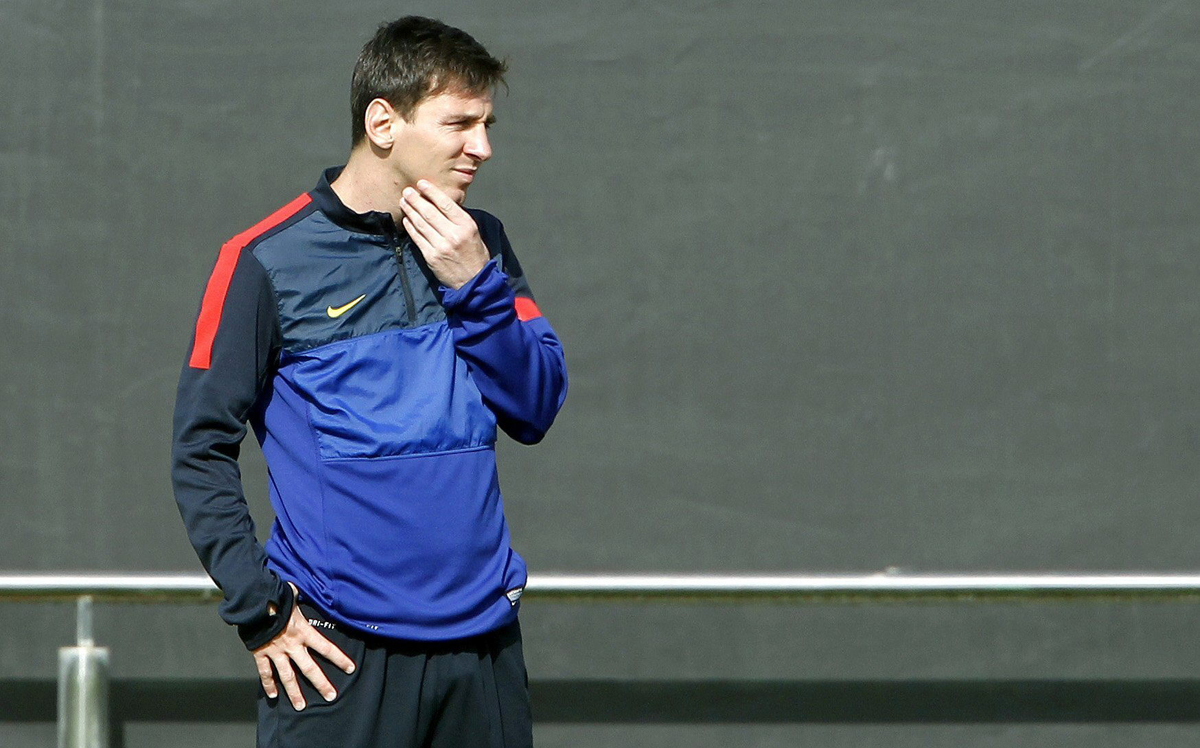 Leo Messi, jugador del F. C. Barcelona