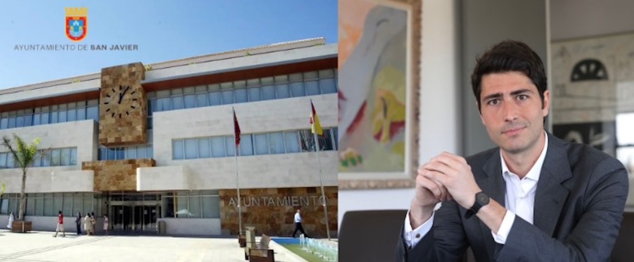 Ayuntamiento de San Javier y Jaime Siles. EP