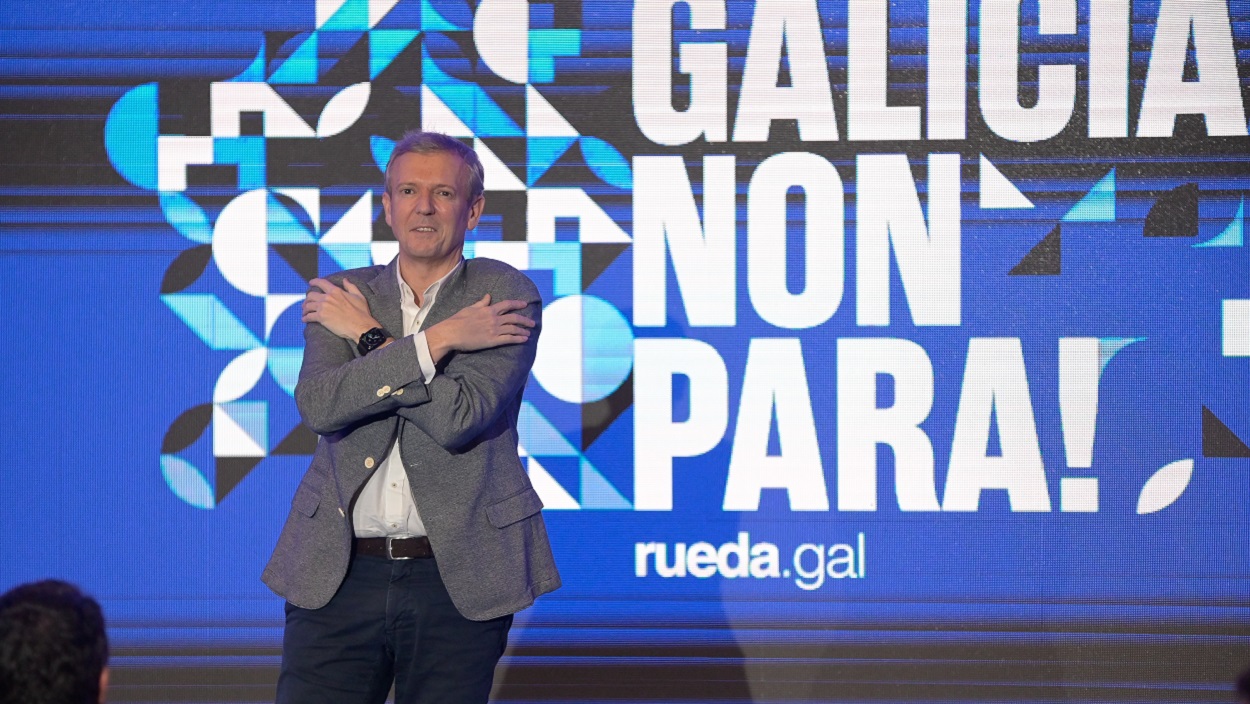 El candidato del PP a la Xunta de Galicia, Alfonso Rueda