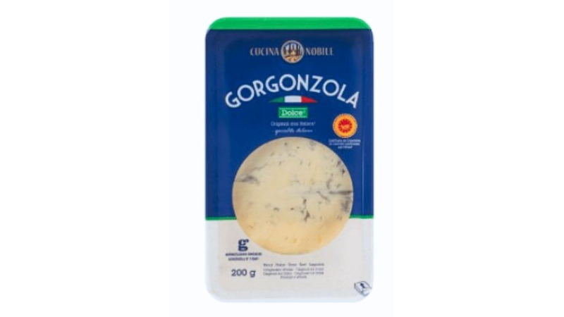 Queso gorgonzola con presencia de listeria, distribuido en supermercados Aldi.