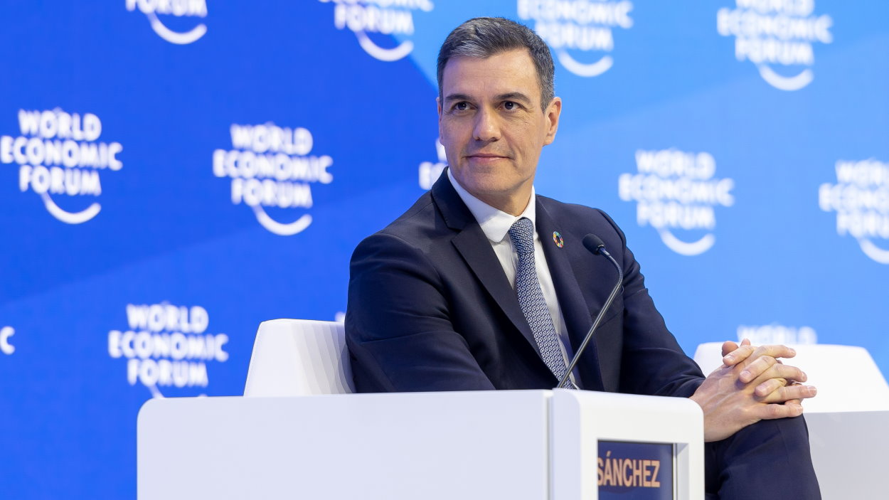 Sánchez acude a Davos para citarse con los grandes magnates internacionales. EP.
