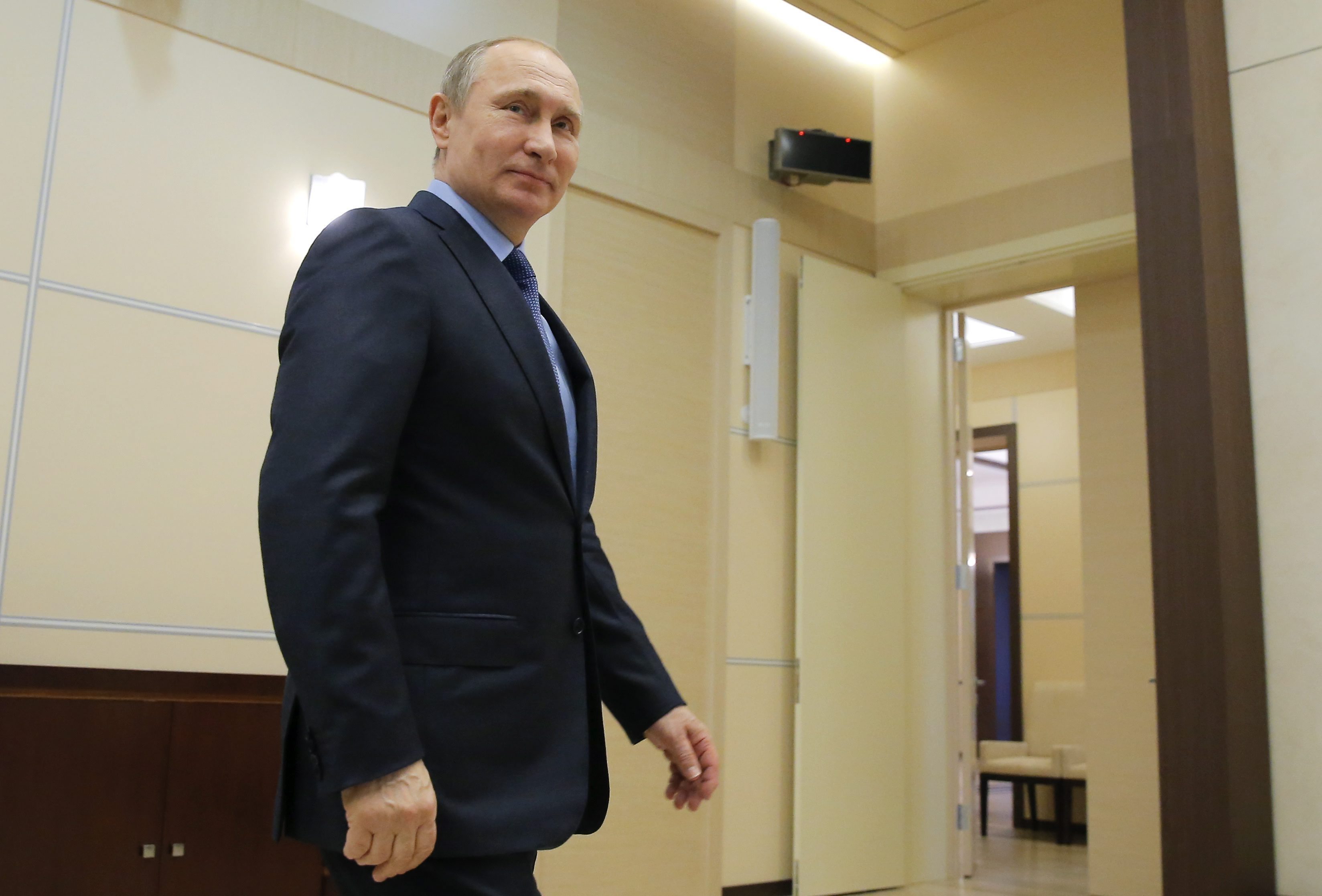 El presidente ruso, Vladimir Putin, en Moscú. 