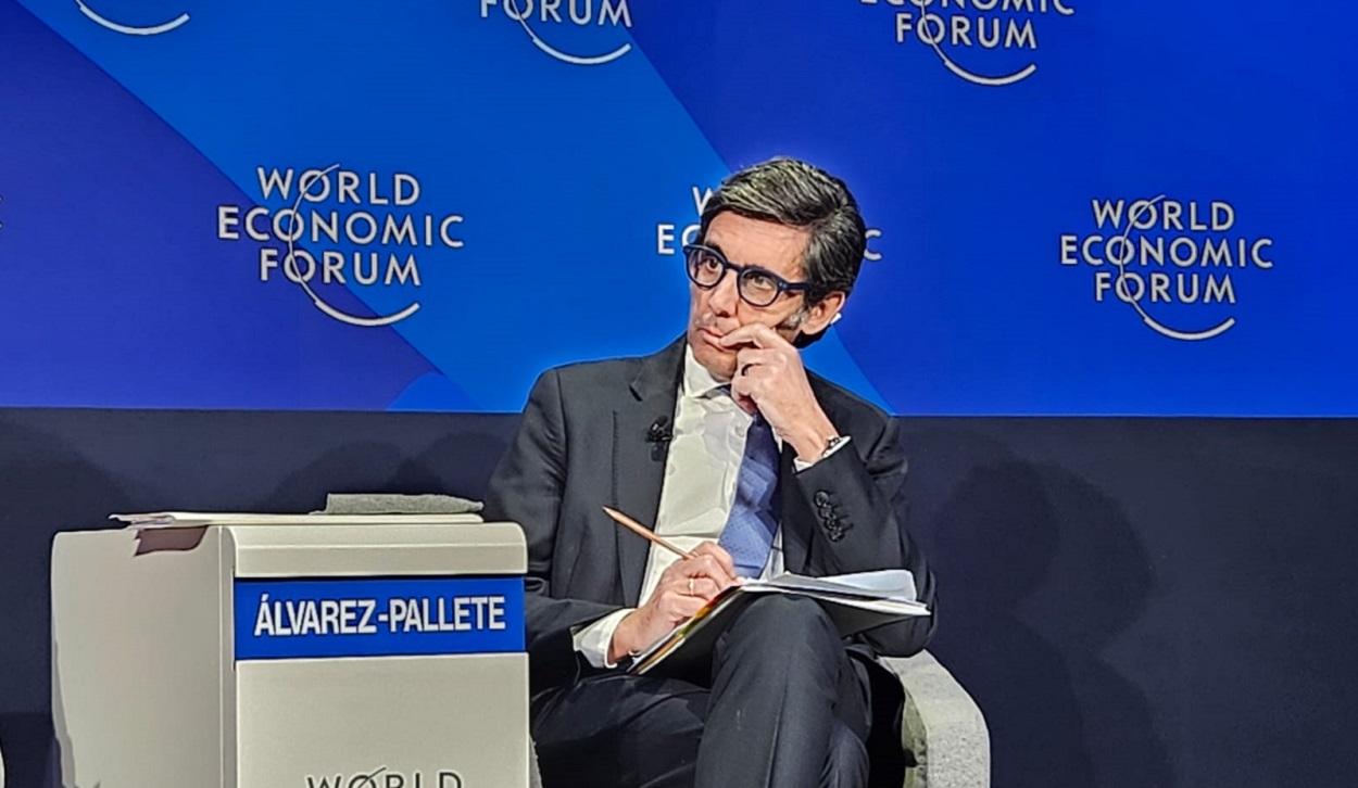 Álvarez Pallete en el Foro Económico de Davos. Telefónica