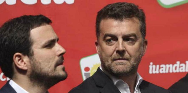 Alberto Garzón y Antonio Maíllo, líderes de Izquierda Unida.