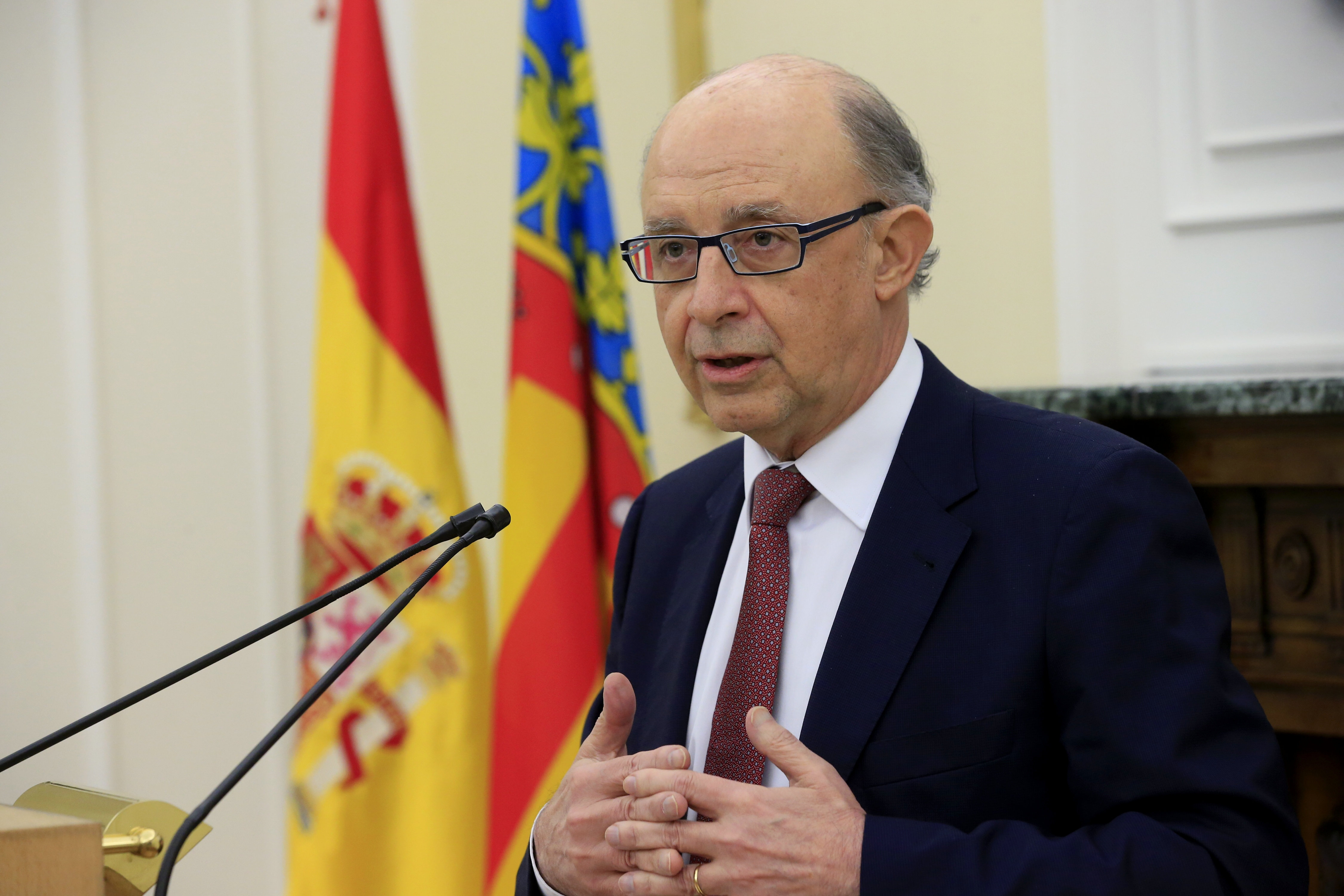 El ministro de Hacienda en funciones, Cristóbal Montoro