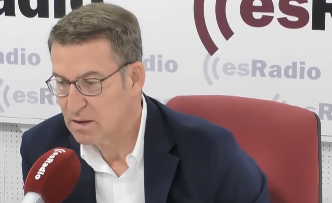 Alberto Núñez Feijóo entrevistado en esRadio. EP