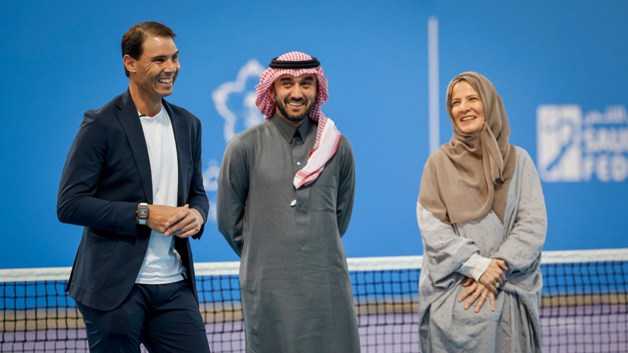 Rafa Nadal se convierte en embajador del tenis de Arabia Saudí. EP