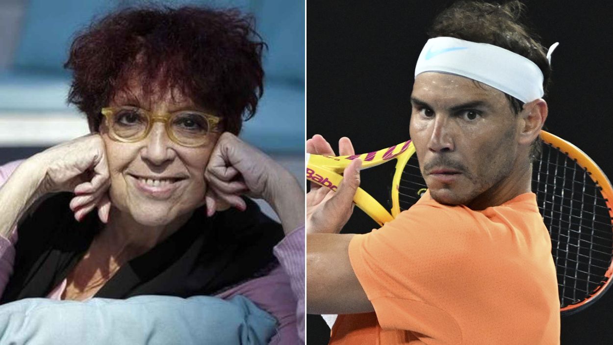 Maruja Torres y Rafa Nadal.