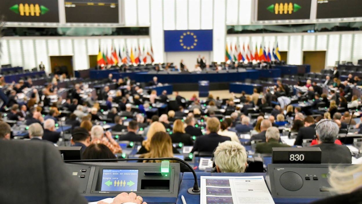 El Parlamento Europeo en una foto de archivo. EP