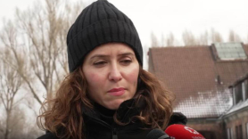 La presidenta de la Comunidad de Madrid, Isabel Díaz Ayuso, defiende la Memoria en Auschwitz.