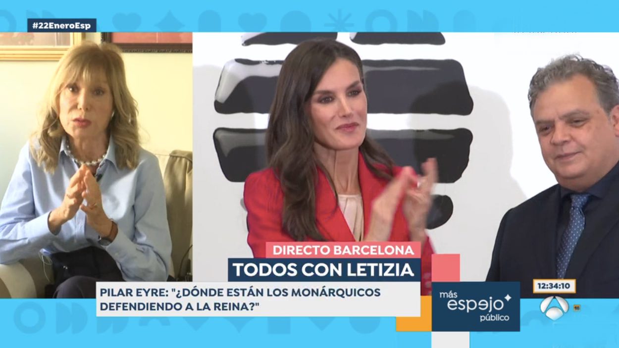 Pilar Eyre aborda la campaña contra la reina Letizia. Atresmedia Televisión