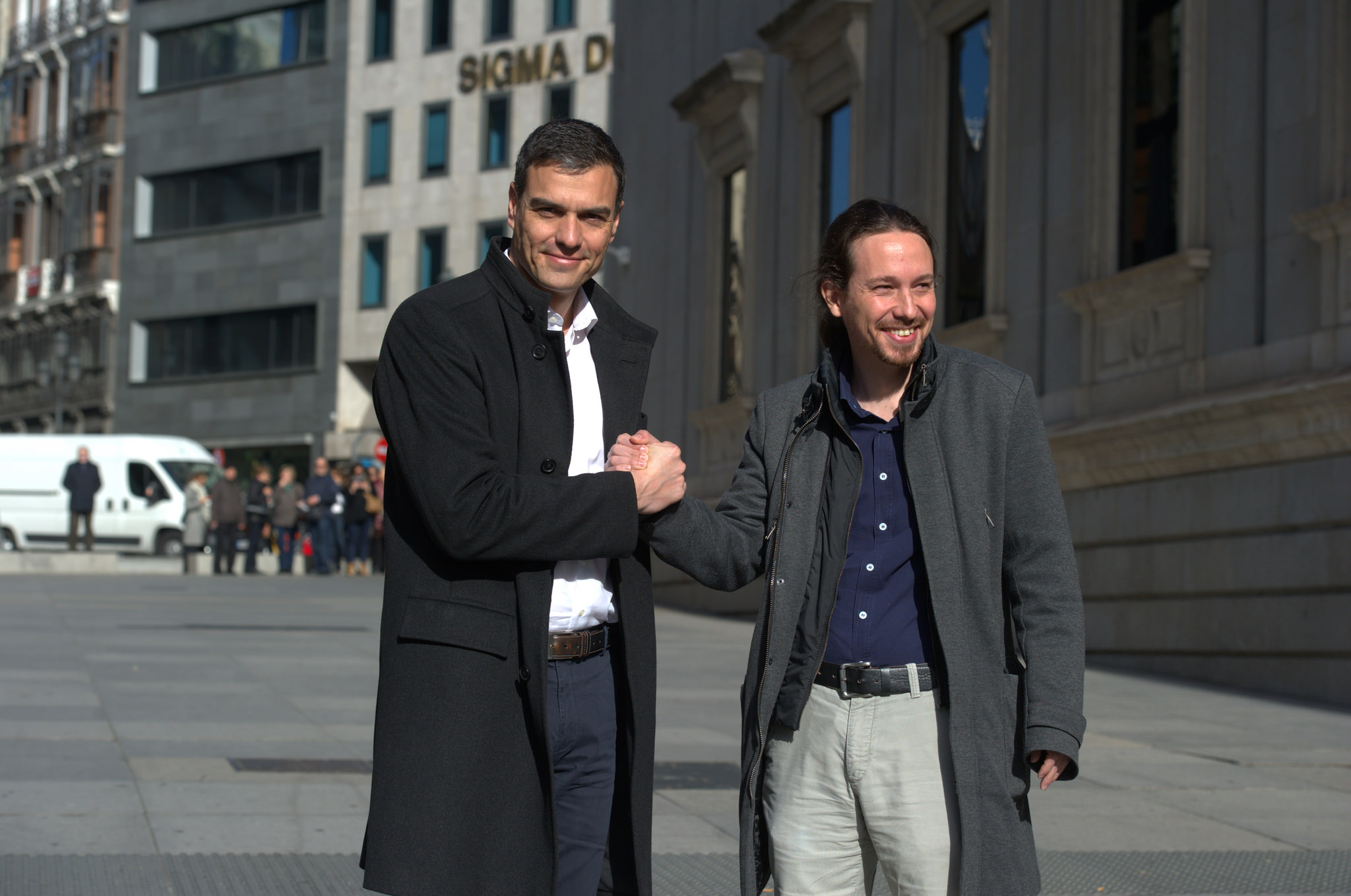 Pedro Sánchez y Pablo Iglesias el pasado 30 de marzo
