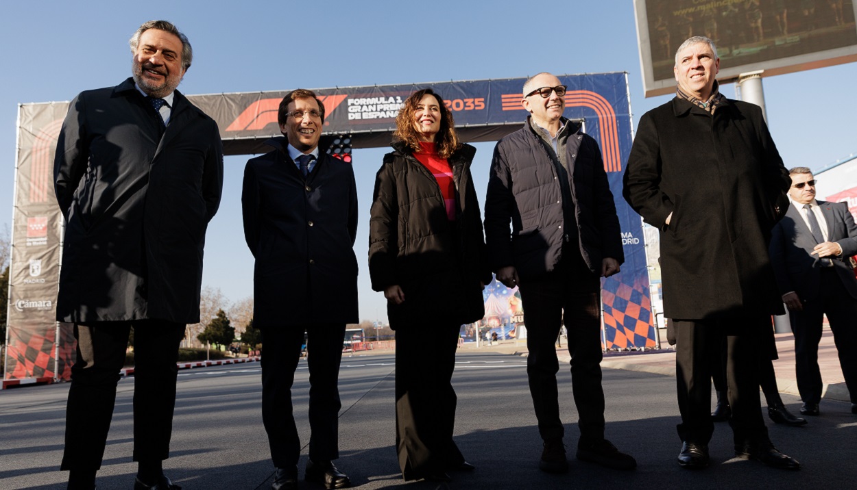 Ayuso y Almeida presentan el premio de Fórmula 1 en Madrid. EP