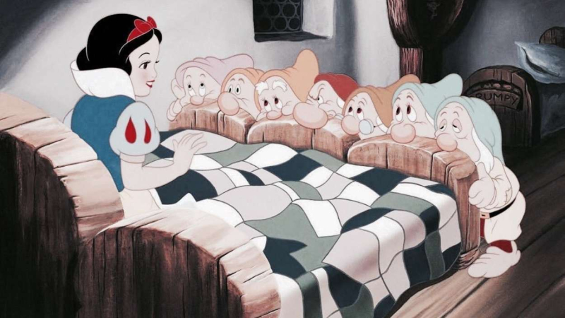 Una escena de "Blancanieves y los siete enanitos"