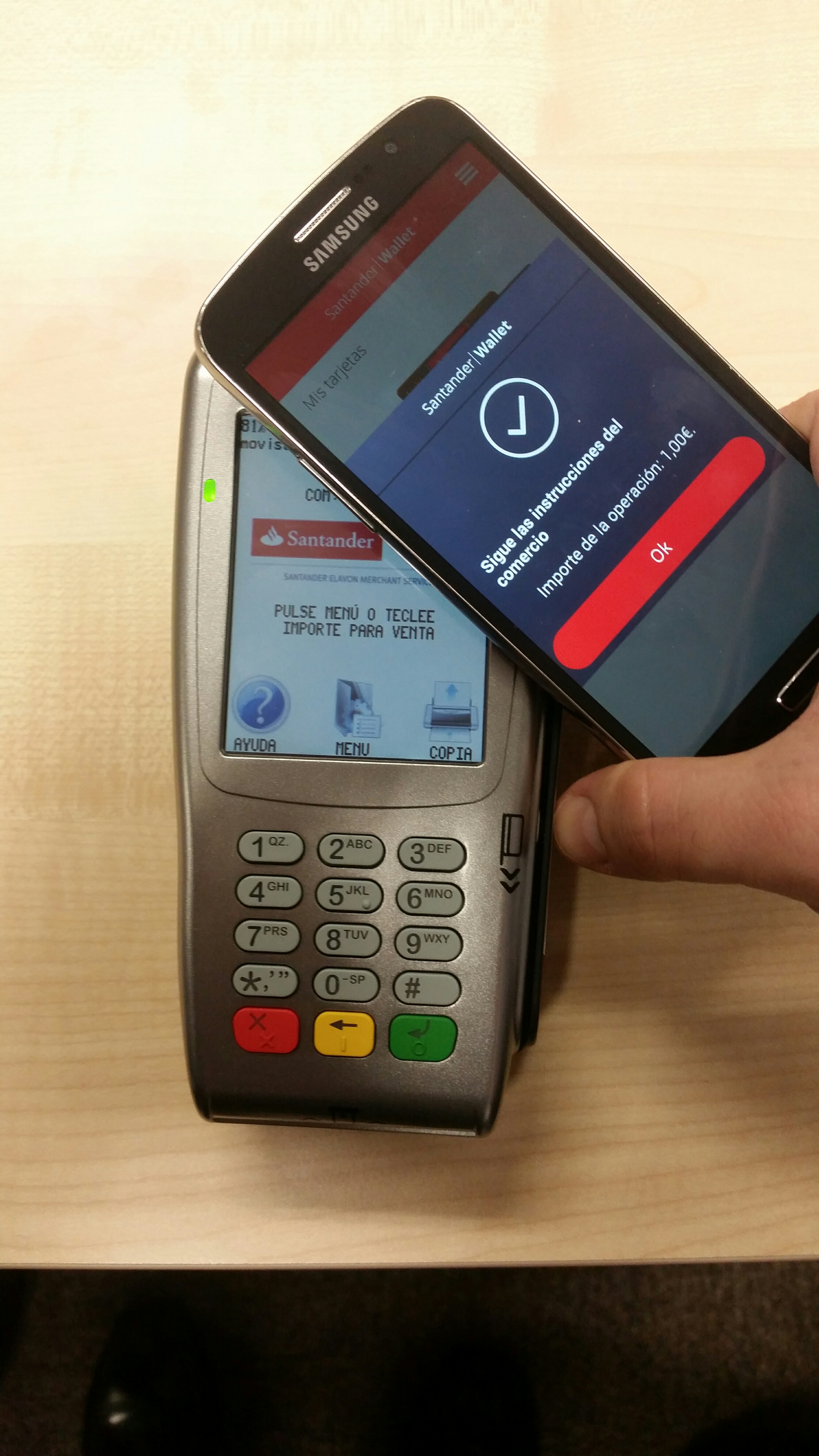 La App Santander Wallet que permite el pago con el móvil / Santander