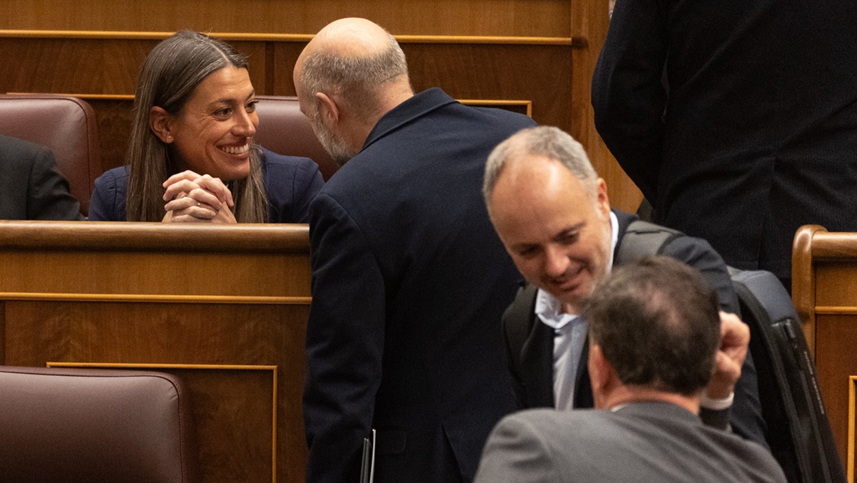 La portavoz de Junts en el Congreso, Miriam Nogueras. EP.