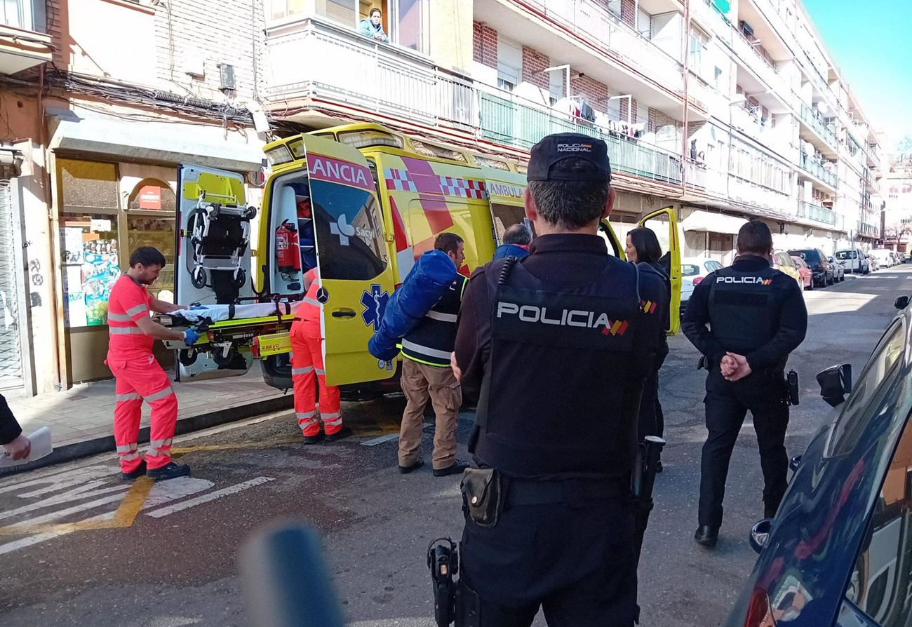Un muerto y varios heridos en el incendio de un edificio en Valladolid