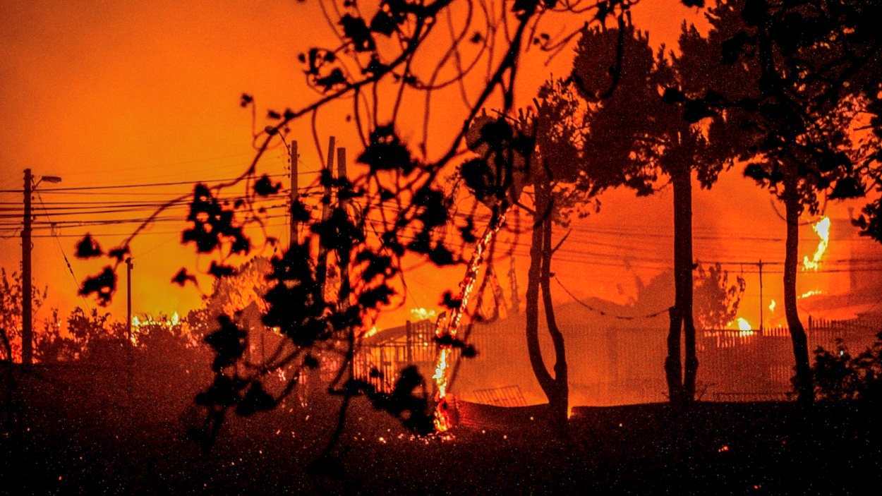 Incendio en Viña del Mar, Chile. EP