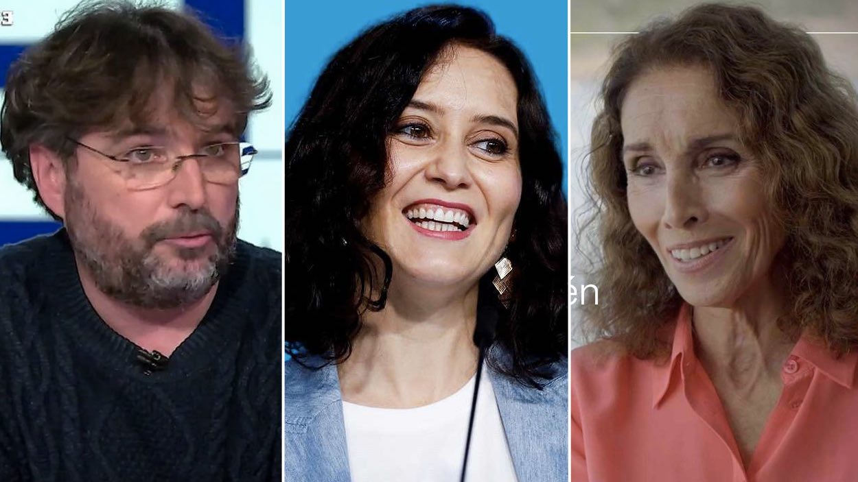 El 'zasca' de Jordi Évole a Ayuso por lo que dice sobre el comentario de Ana Belén. Elaboración propia