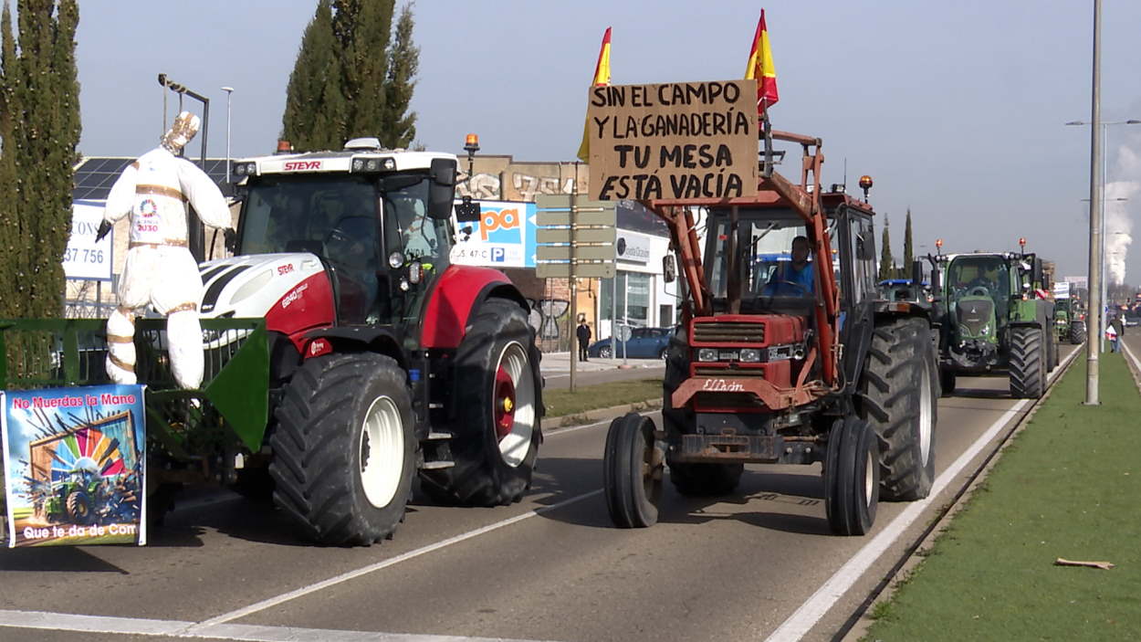 Estas son las carreteras cortadas por los Agricultores en toda España. EP.