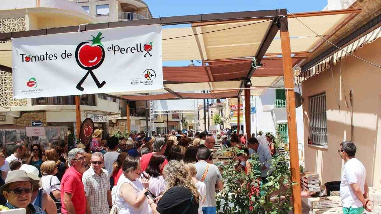 Feria gastronómica del tomate de El Perelló, mayo de 2018. EP