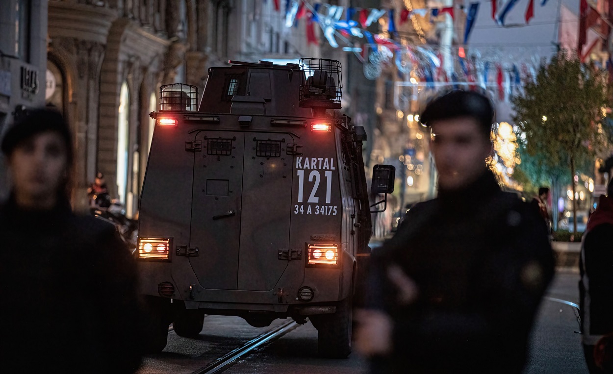 Policía en Estambul. EP