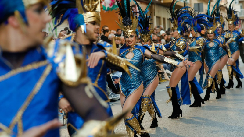 Desfile del Carnaval de Águilas en Murcia. EP