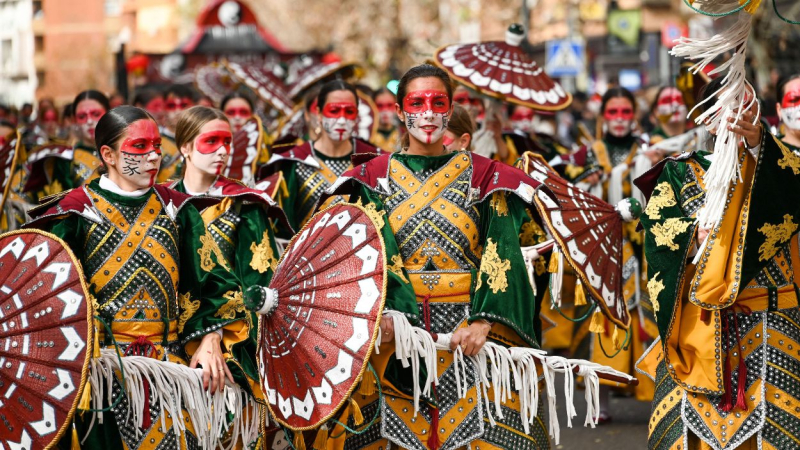 Desfile del Carnaval de Badajoz, que tiene reconocimiento internacional. EP