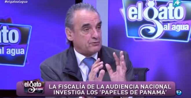 Mario Conde durante una entrevista en Intereconomía