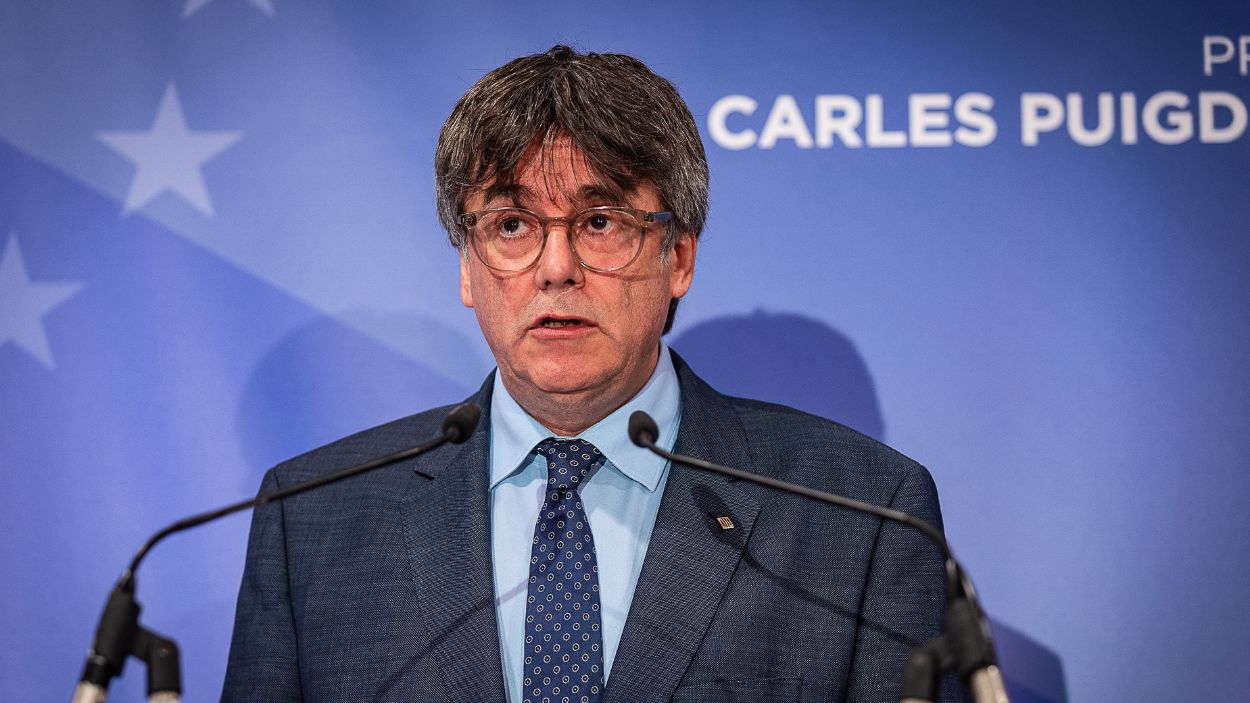 El expresidente de la Generalitat y eurodiputado de Junts, Carles Puigdemont. EP
