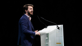 Juan García Gallardo durante un acto. EP