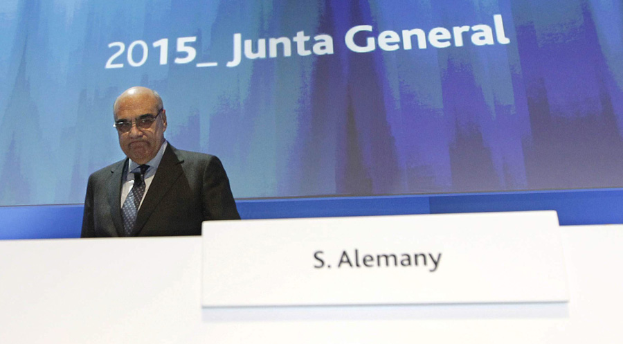 Imagen de archivo de Salvador Alemany durante la Junta General de Accionistas de Abertis de 2015.