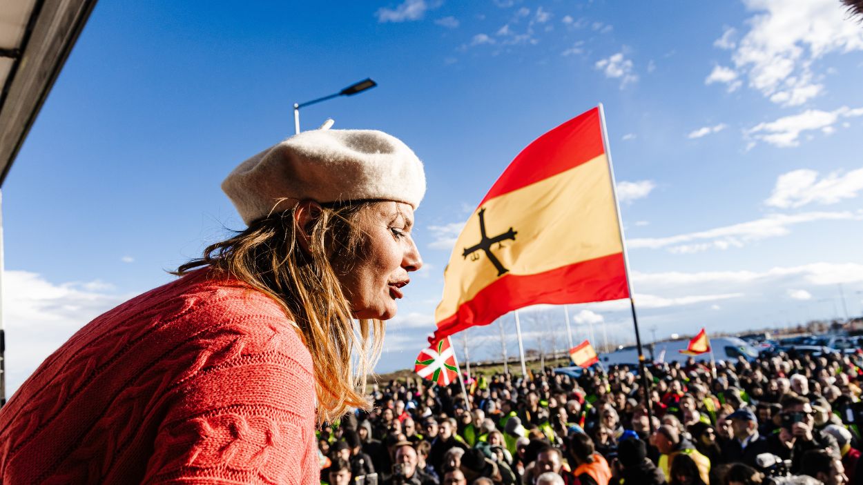 La portavoz de la Plataforma 6F, Lola Guzmán. EP