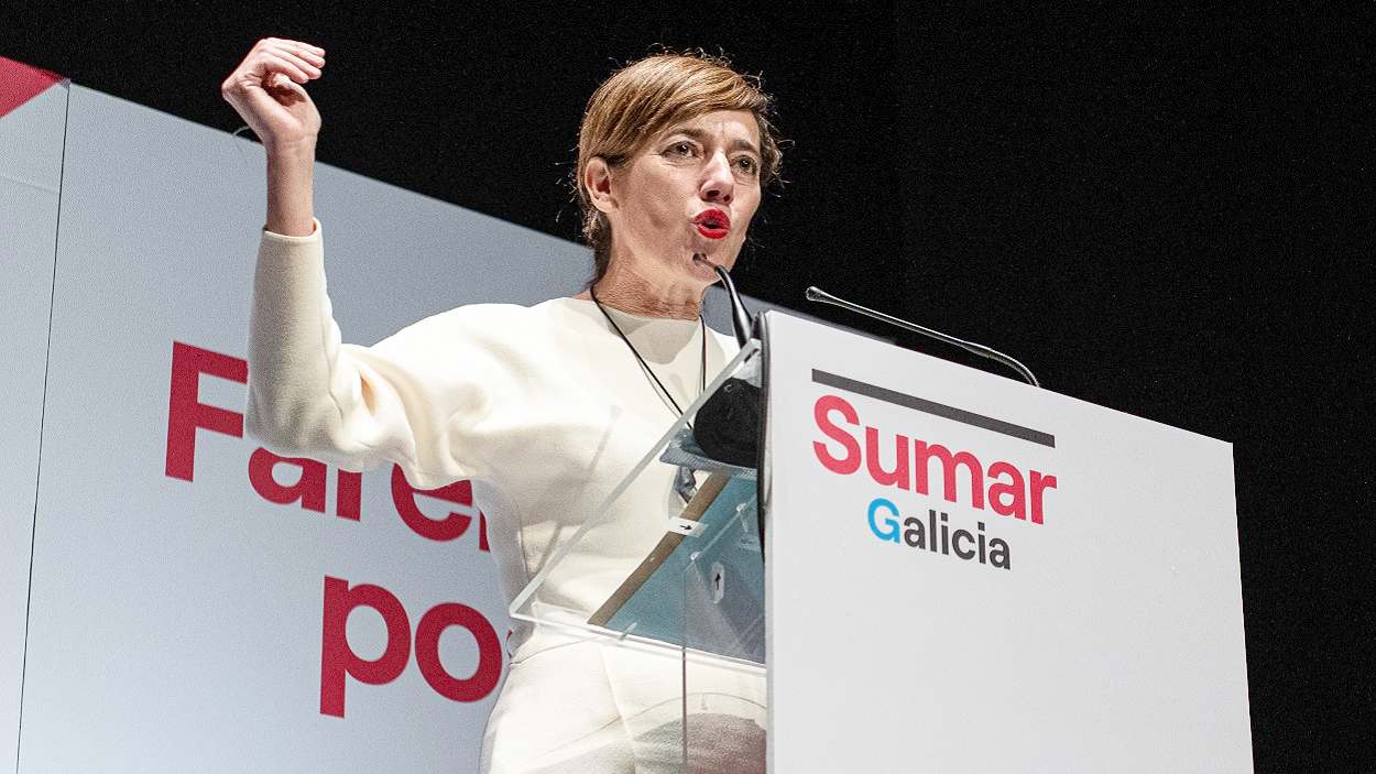 Marta Lois, candidata de Sumar Galicia a la Presidencia de la Xunta. EP
