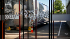 Puerta de entrada de la fábrica de Talgo en Las Rozas (Madrid). EP