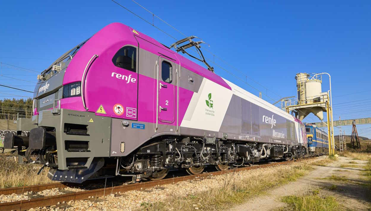 Locomotora de Renfe Mercancías