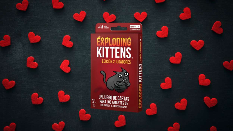 Puedes disfrutar de Exploding Kittens en San Valentín