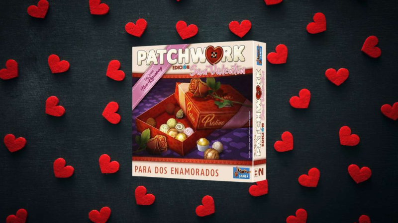 Esta es la versión de Patchwork para San Valentín