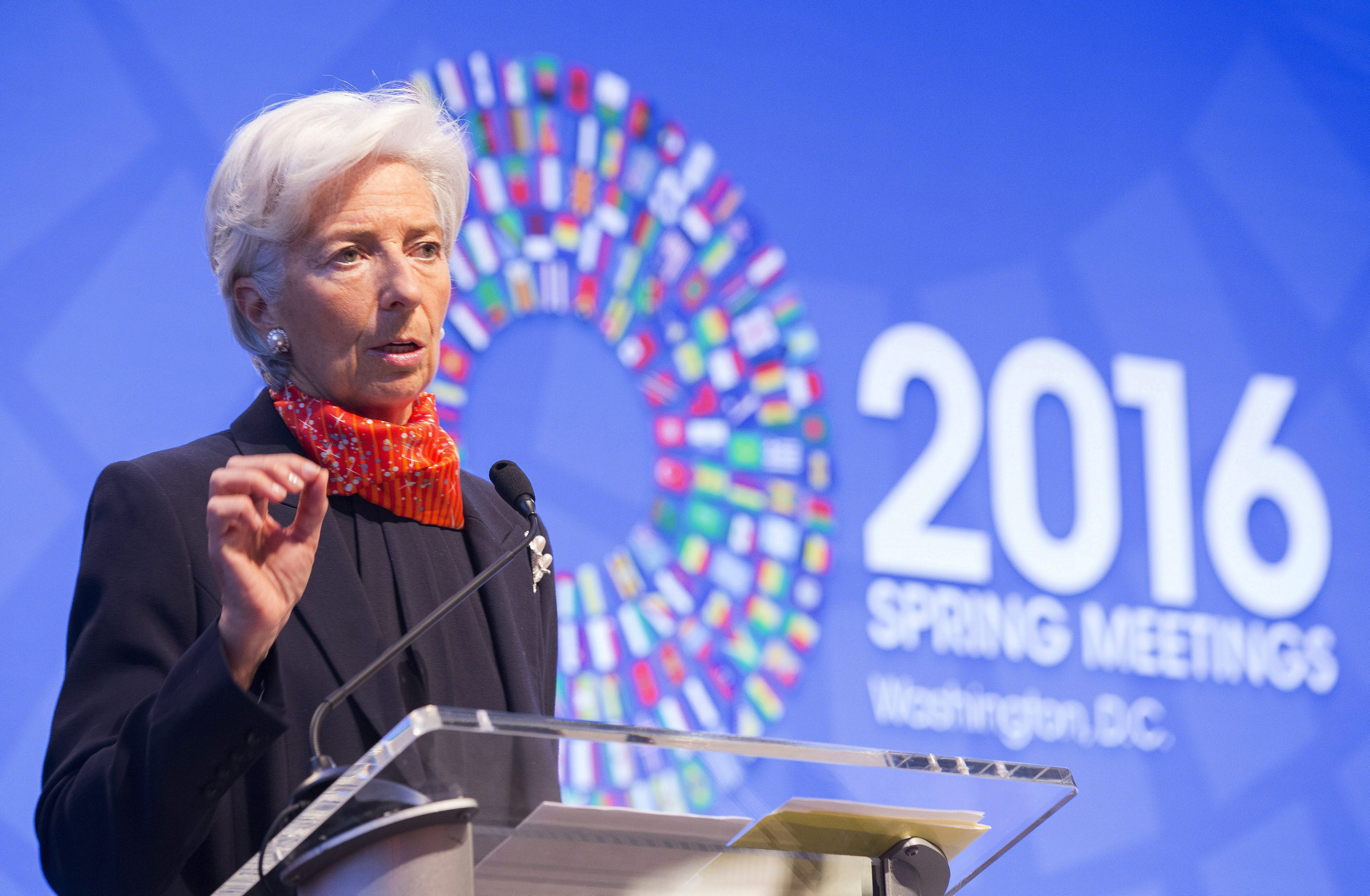 La directora general del Fondo Monetario Internacional (FMI), Christine Lagarde