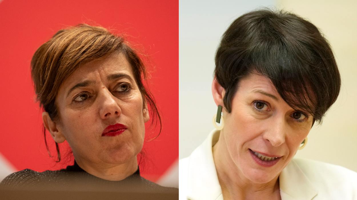 Marta Lois y Ana Pontón, candidatas de Sumar y BNG a la Xunta. Elaboración propia